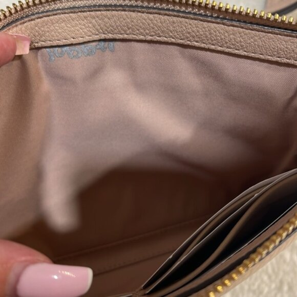 TORY BURCH Kira Pebbled Leather Wallet Crossbody - Picture 9 of 10
